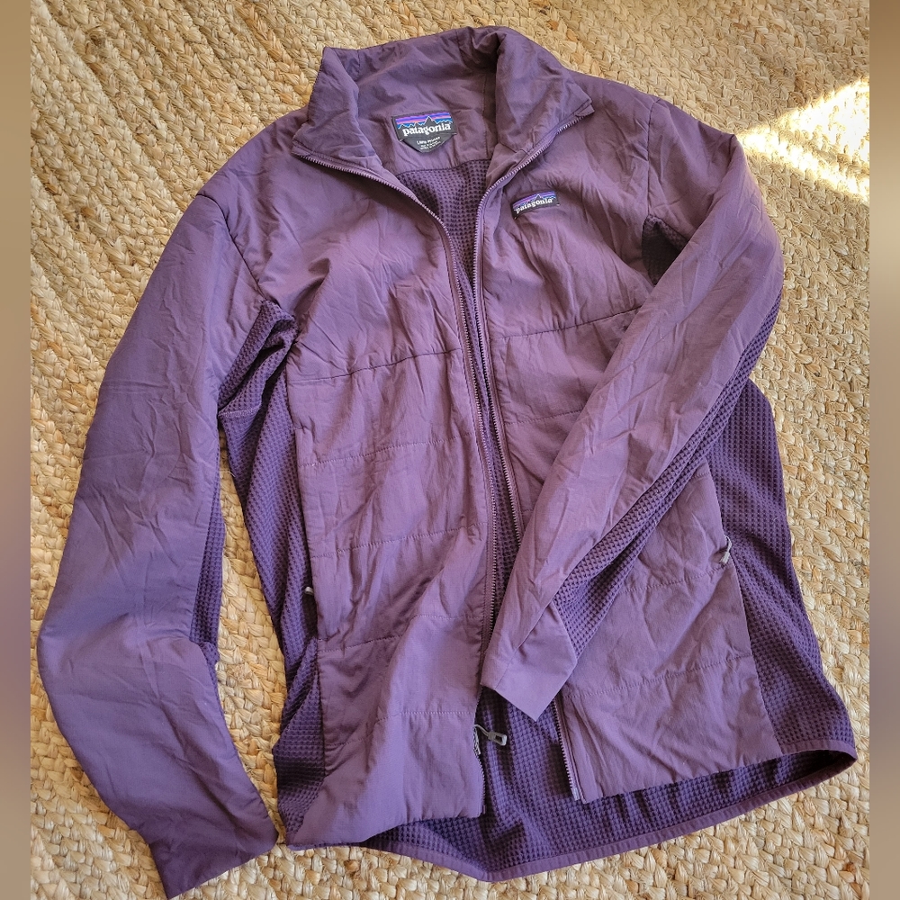 Patagonia Lightweight Purple "Worn Wear" Jacket Men's Large